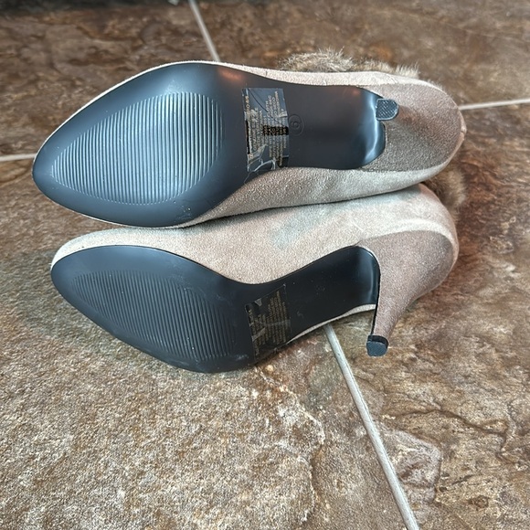 Suede and Faux Fur Booties - Picture 5 of 5